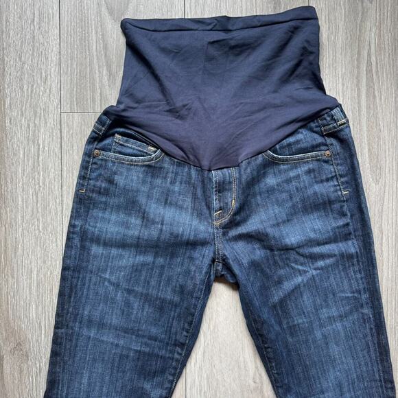Citizens Of Humanity Dark Blue Straight Leg Jeans - Picture 7 of 14